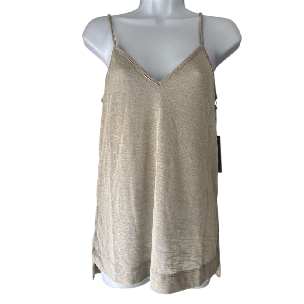 NWT Tart Collections Tan and Cream Camisole Top